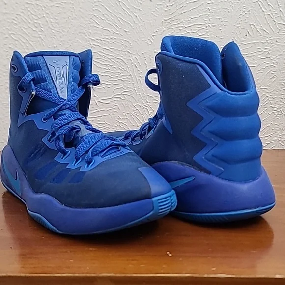 Nike Zoom Hyperdunk 2016 Game Royal Boys Sneakers 845120-440 Size 7Y GS - Picture 14 of 16
